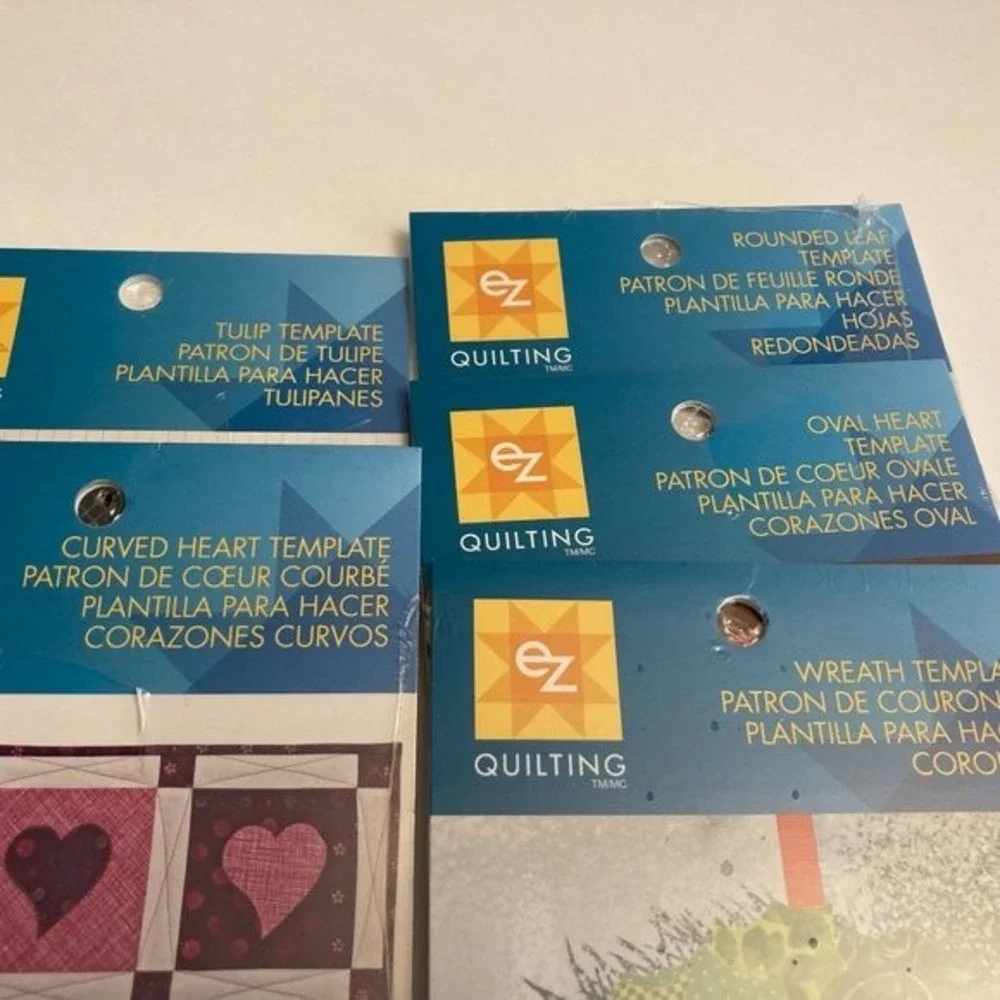 5 Simplicity EZ Quilting Template Stencils Fabric Paper Crafts Scrapbook